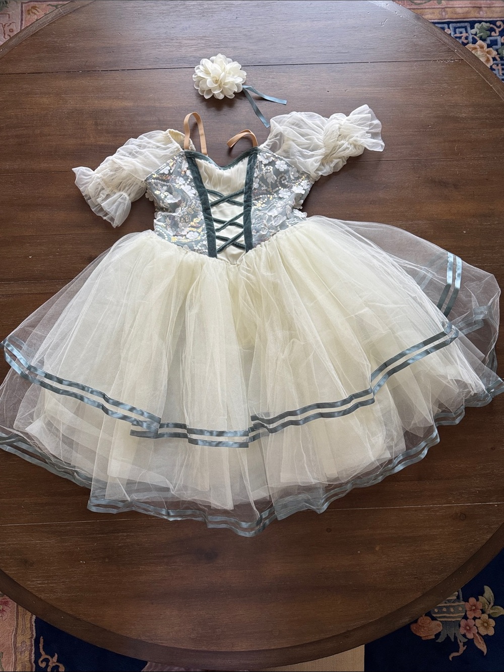 Sz XLC (11-12) revolution a touch of spring Tutu Dress multiple tulle layers